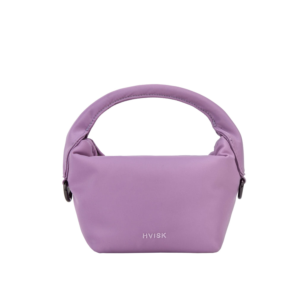 トートバッグ [MATINKIM]zip around suede mini bag in lilac 2402-063-