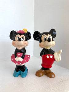 VINTAGE MICKEY AND MINNIE MOUSE CERAMICS