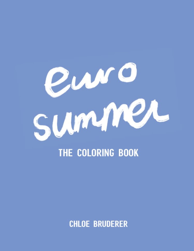 EURO SUMMER COLORING BOOK