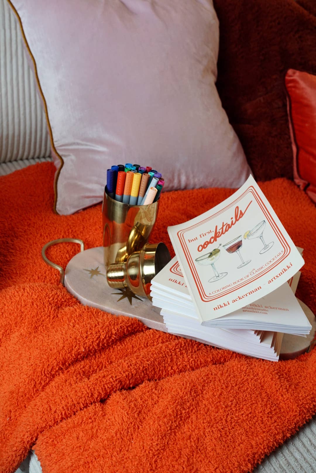 But first, cocktails: A Coloring Book of Classic Cocktails