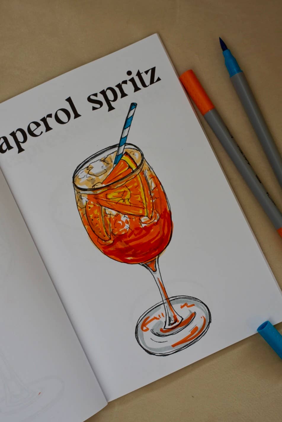 But first, cocktails: A Coloring Book of Classic Cocktails