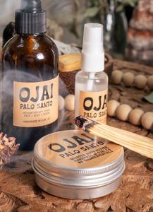 Ojai Essentials - Bath Soak | Ojai Palo Santo | Salt and Essential Oils: 5 oz