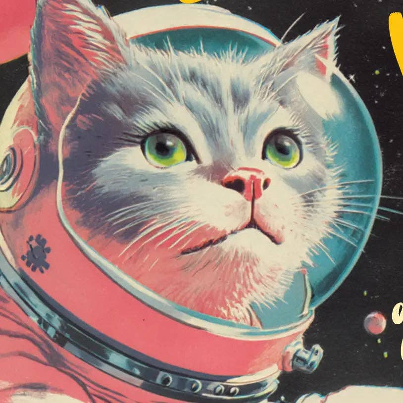 SPACECAT GUMMIES greeting card