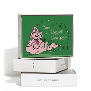 Beary New Year greeting card: Single