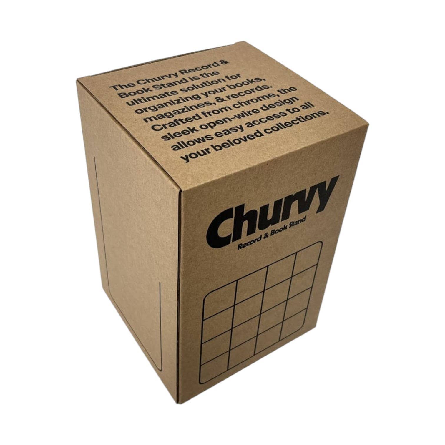 Churvy Record & Book Storage Stand