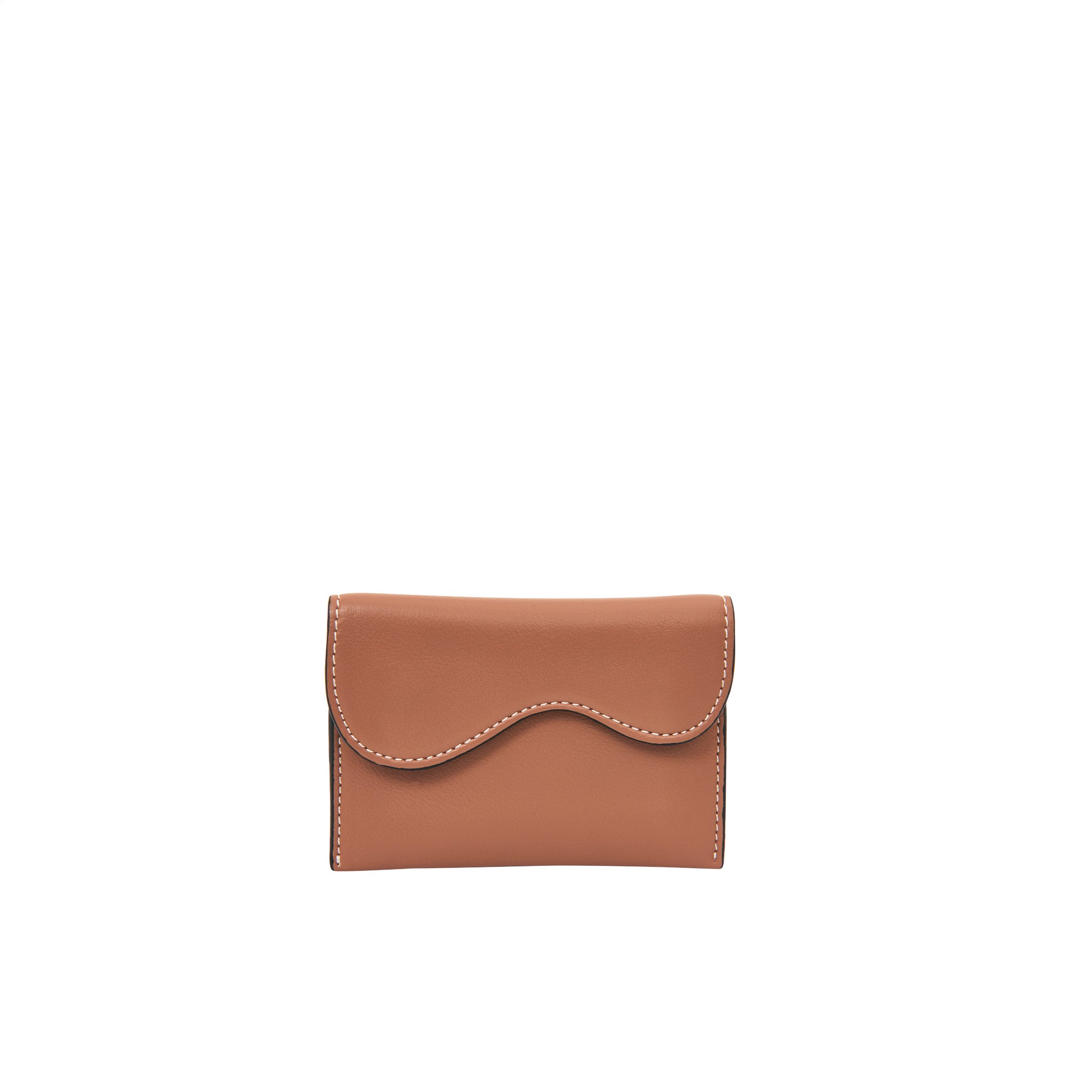 WALLET WAVE SOFT STRUCTURE - HUSH BROWN