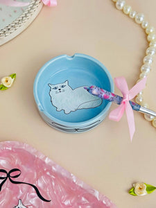 MISS KITTY CERAMIC ASH TRAY