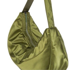 HVISK - EDNA SHINY TWILL - GREEN LAND