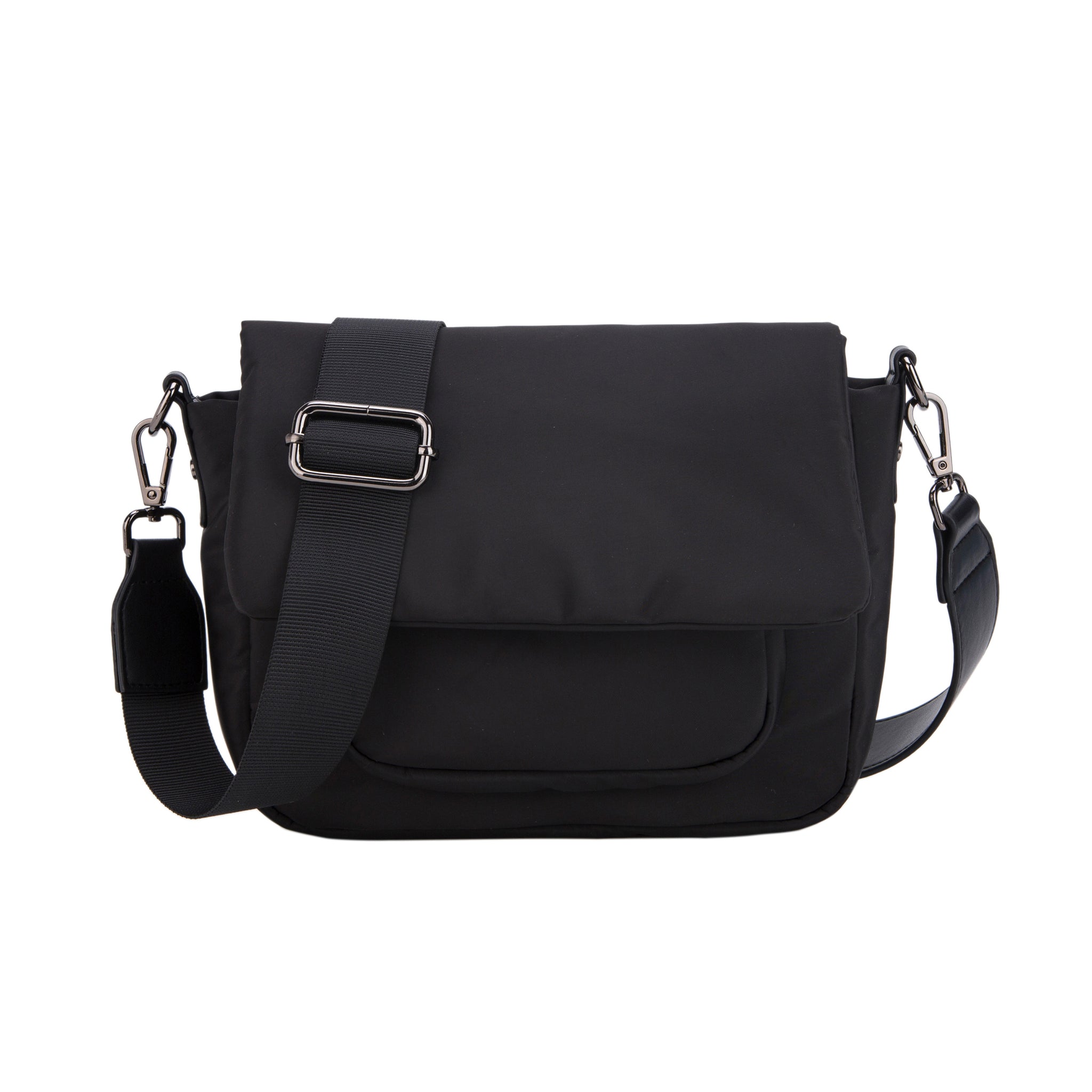 HVISK - CAYMAN POCKET PUFFER MATTE TWILL - BLACK