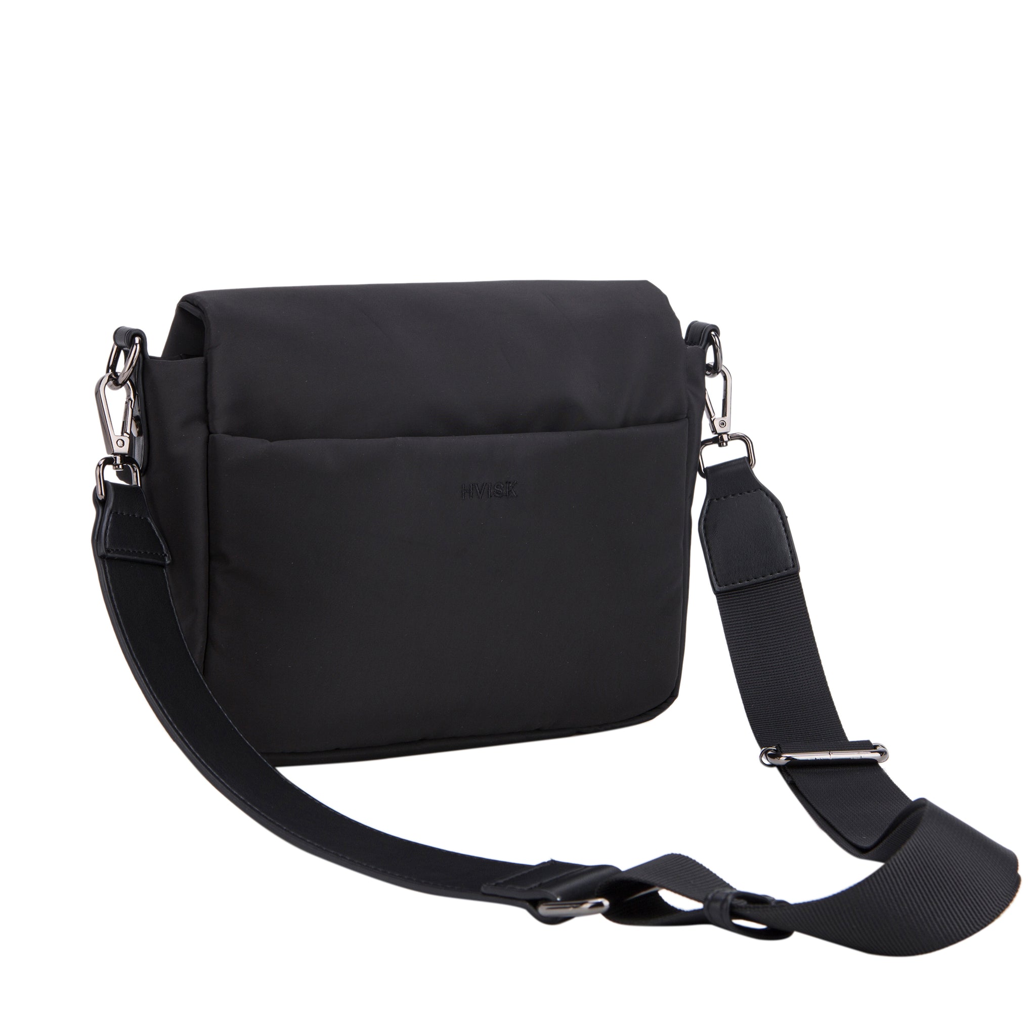 HVISK - CAYMAN POCKET PUFFER MATTE TWILL - BLACK