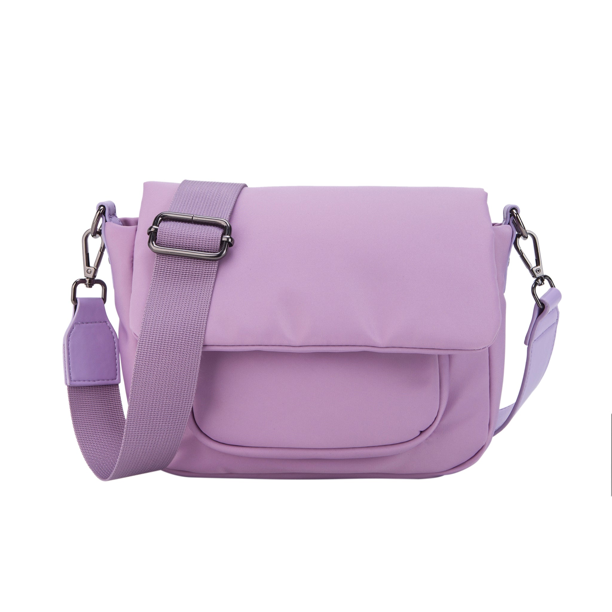 stokke purple changing bag CAYMAN POCKET PUFFER MATTE TWILL - Soft Lavender