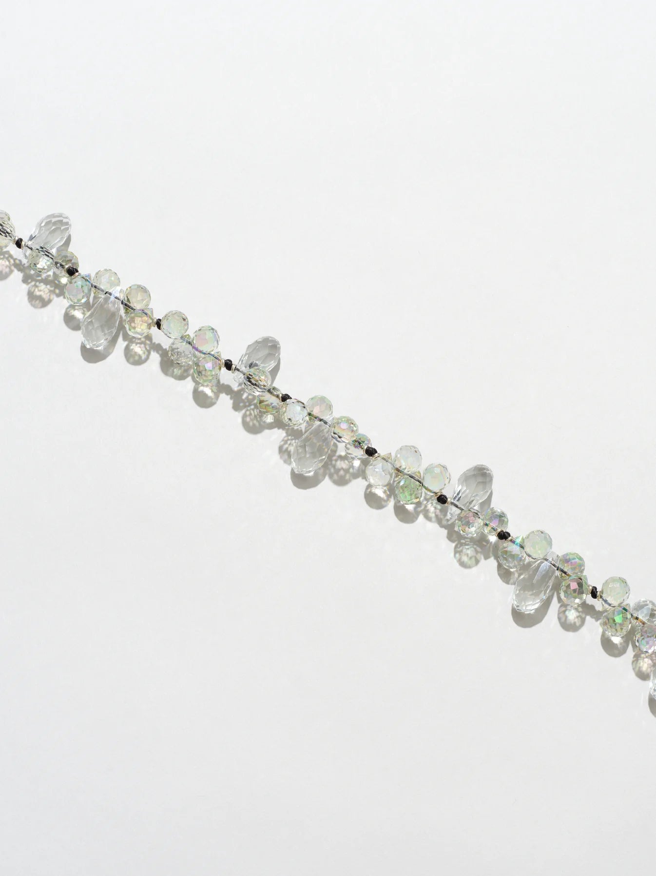 FACETED CRYSTAL WRISTLET - CRYSTAL