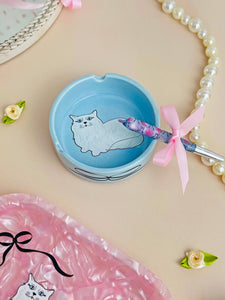 MISS KITTY CERAMIC ASH TRAY