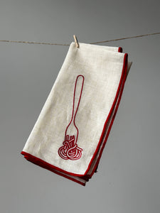 MÆGEN - Linen Blend Napkins - Spaghetti (Set of 2)