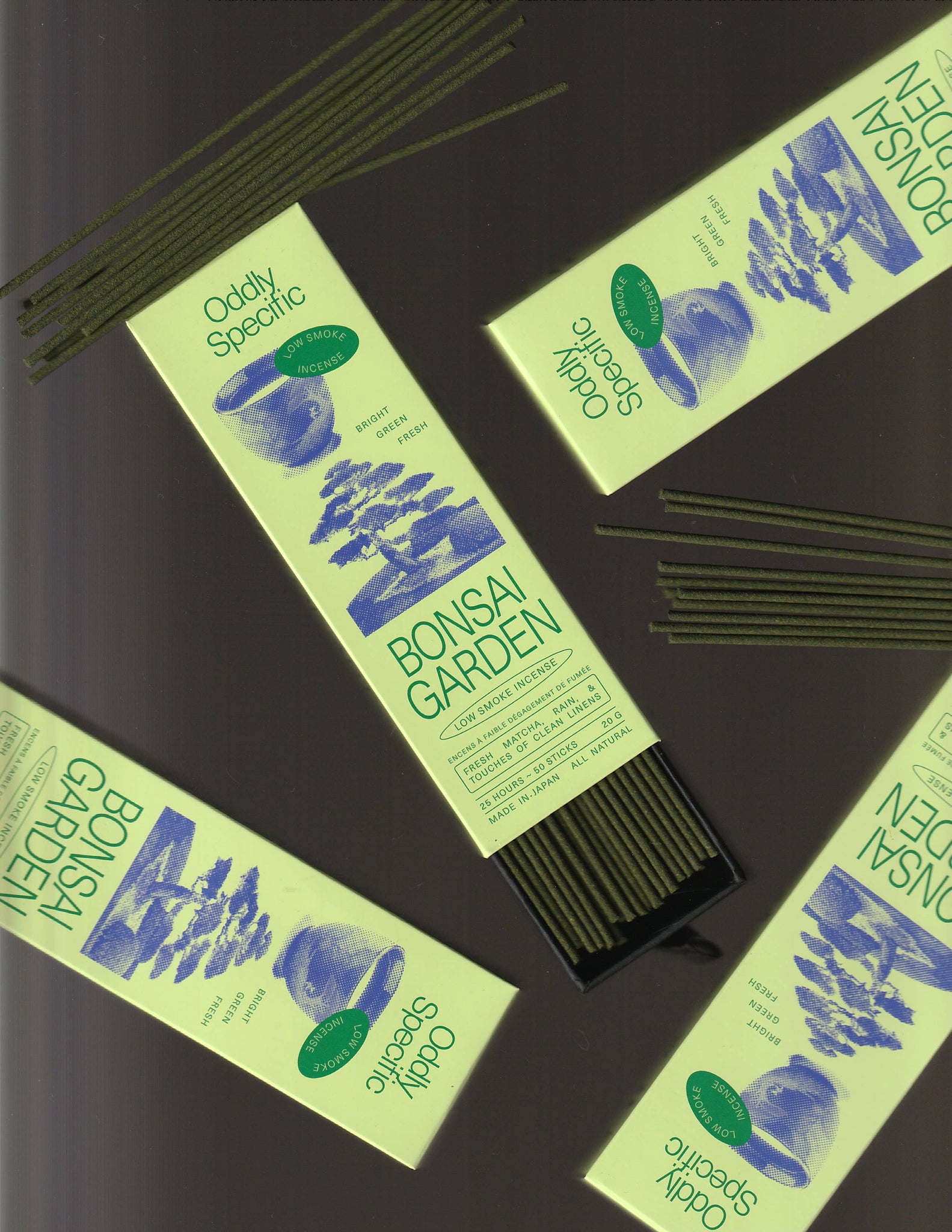 Oddly Specific - Low Smoke Incense, Made in Japan, Natural | Bonsai Garden