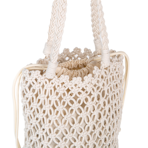 HVISK - LOLLY TOTE - WHITE SAND