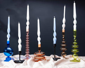 MÆGEN - MÆGEN Twist Taper Candles - 3 Pack - Ice White