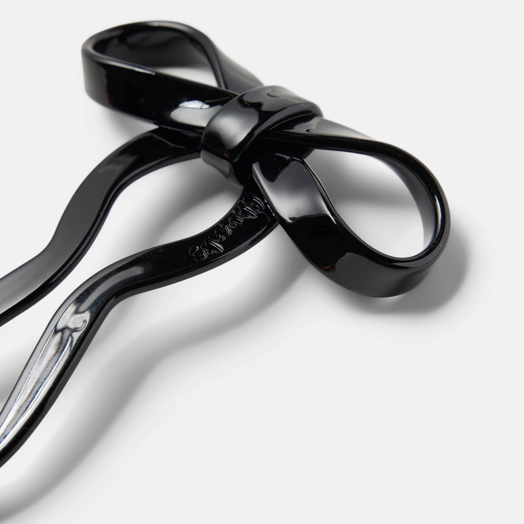 CHUNKS - Bow Hairpin in Small Black