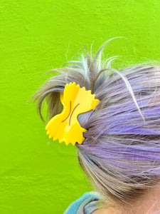The Peach Fuzz - Farfalle Pasta Hair Claw