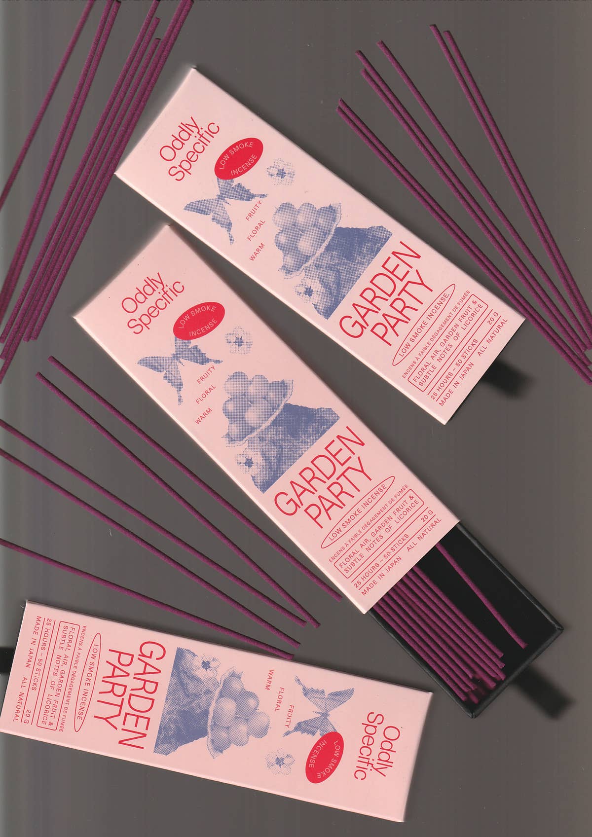 Oddly Specific - Low Smoke Incense, Made in Japan, Natural | Garden Party