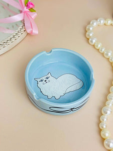 MISS KITTY CERAMIC ASH TRAY