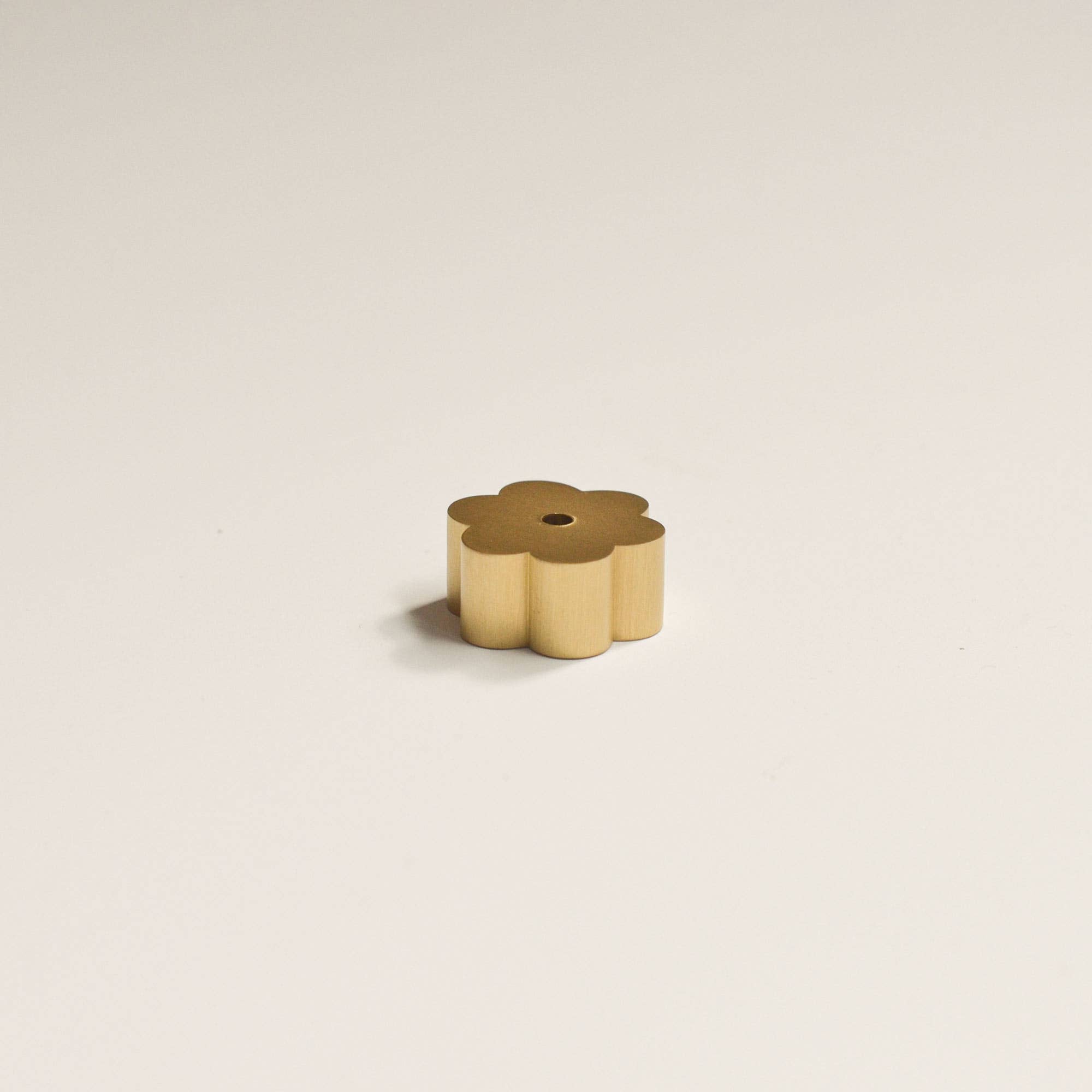 Cedar and Myrrh - Flower Brass Incense Holder