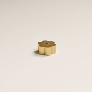 Cedar and Myrrh - Flower Brass Incense Holder