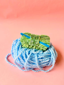 The Peach Fuzz - Crochet Yarn Hair Claw