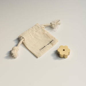 Cedar and Myrrh - Flower Brass Incense Holder