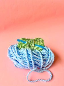 The Peach Fuzz - Crochet Yarn Hair Claw