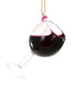 GLASS OF RED WINE ORNAMENT