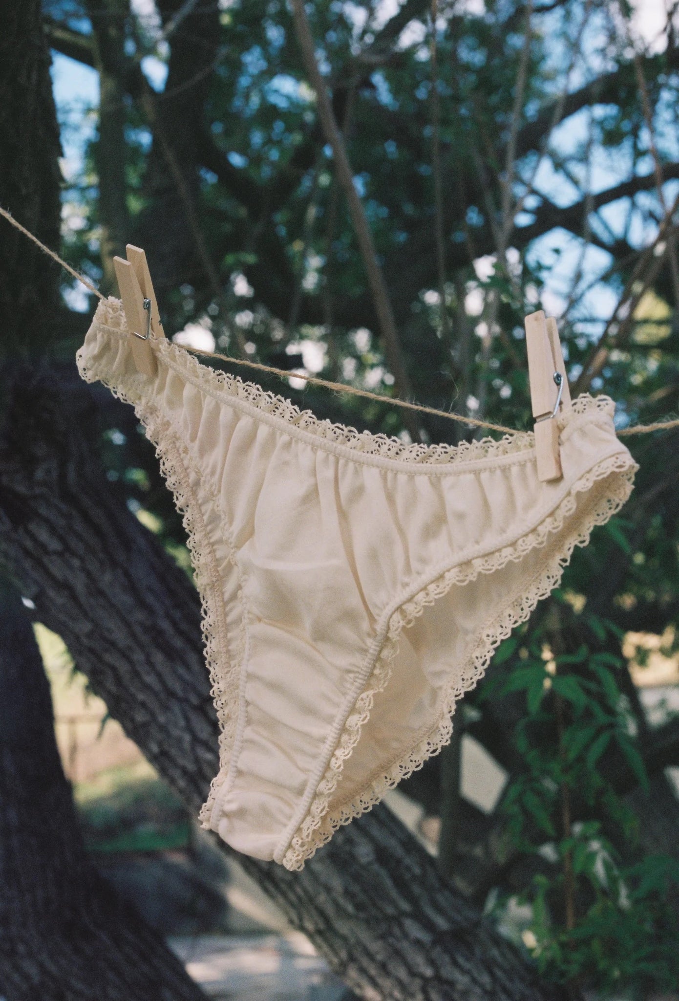 ORGANIC PIMA COTTON PANTIES - NATURAL
