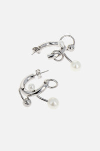 CHASE EARRINGS - PALLADIUM