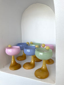 PUDDLE STEM COUPE GLASS SET