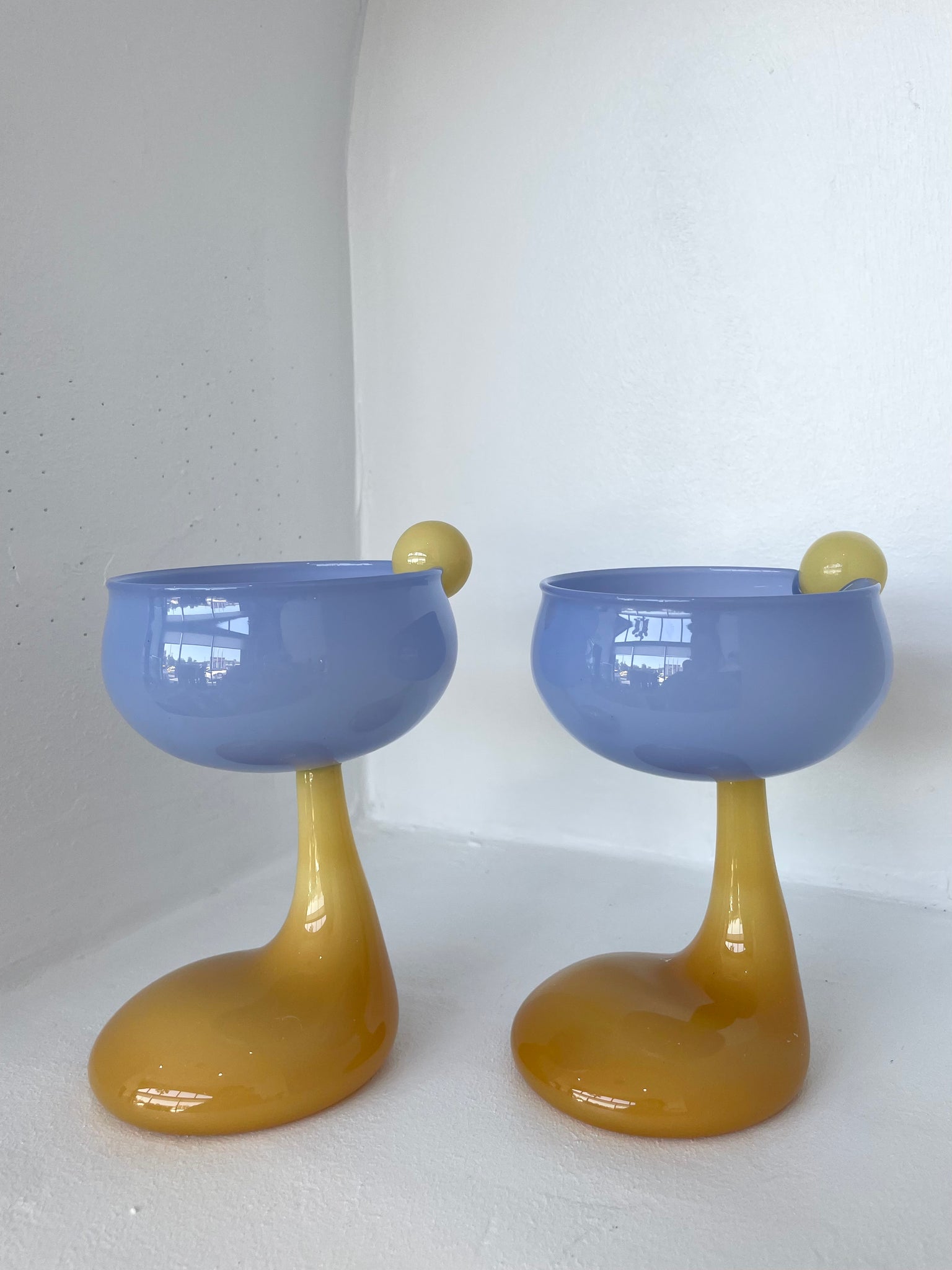 PUDDLE STEM COUPE GLASS SET
