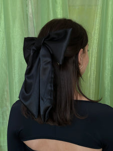 GIANT BOW CLIP - BLACK