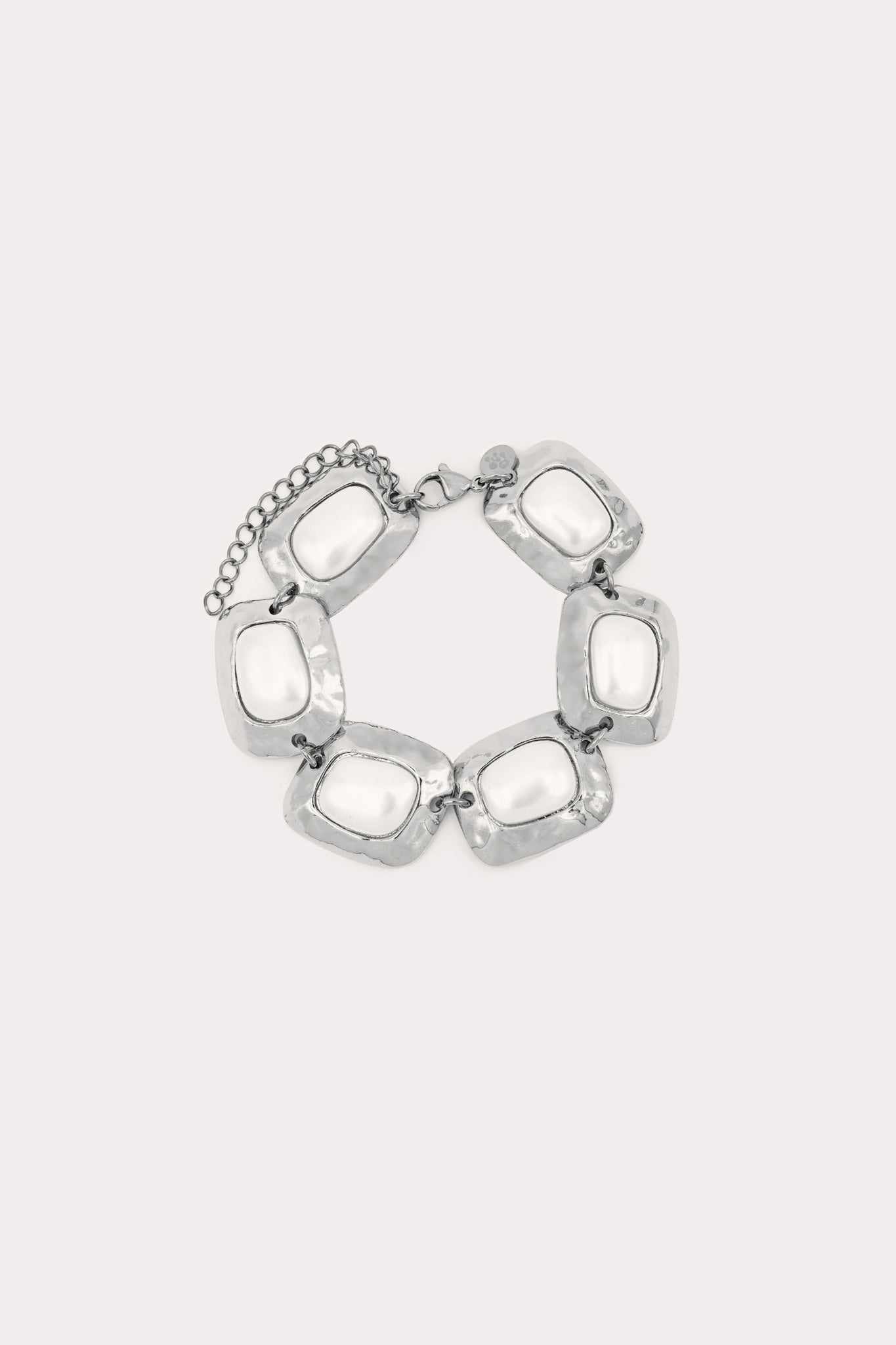 GIOVANA BRACELET - SILVER/PEARL
