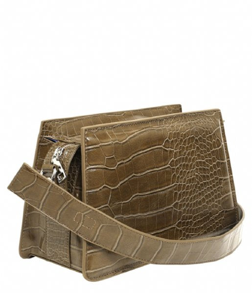 COMET SHINY CROCO - TOFFEE BROWN