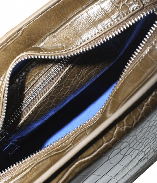 COMET SHINY CROCO - TOFFEE BROWN