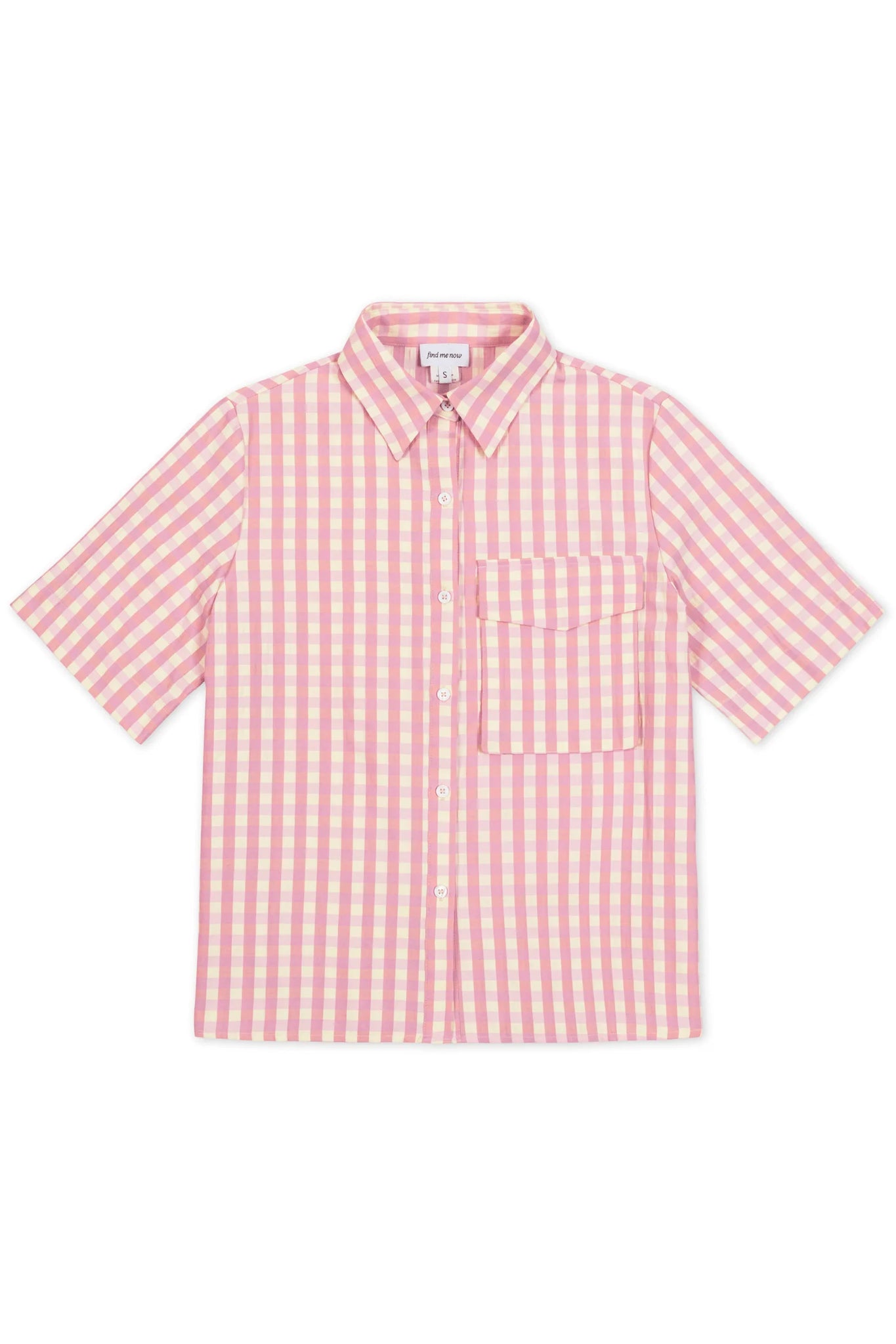 ROSA BUTTOM DOWN - GARDEN ROSE GINGHAM