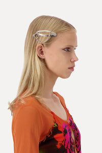 HOLLY HAIR CLIP - SILVER