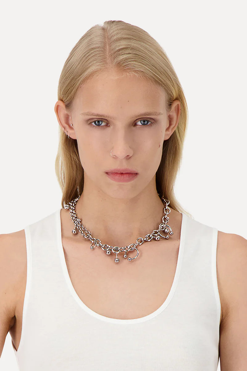 HOLLY NECKLACE - SILVER