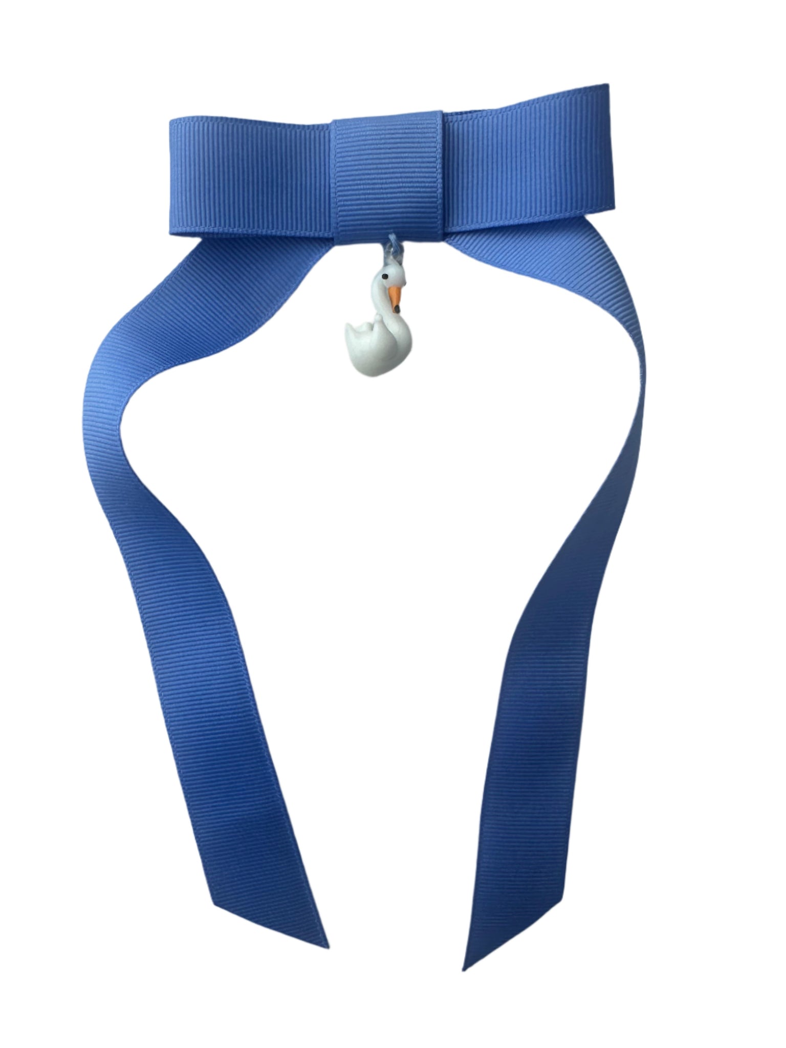 CHARM BOW CLIP - CAPOTE'S SWAN