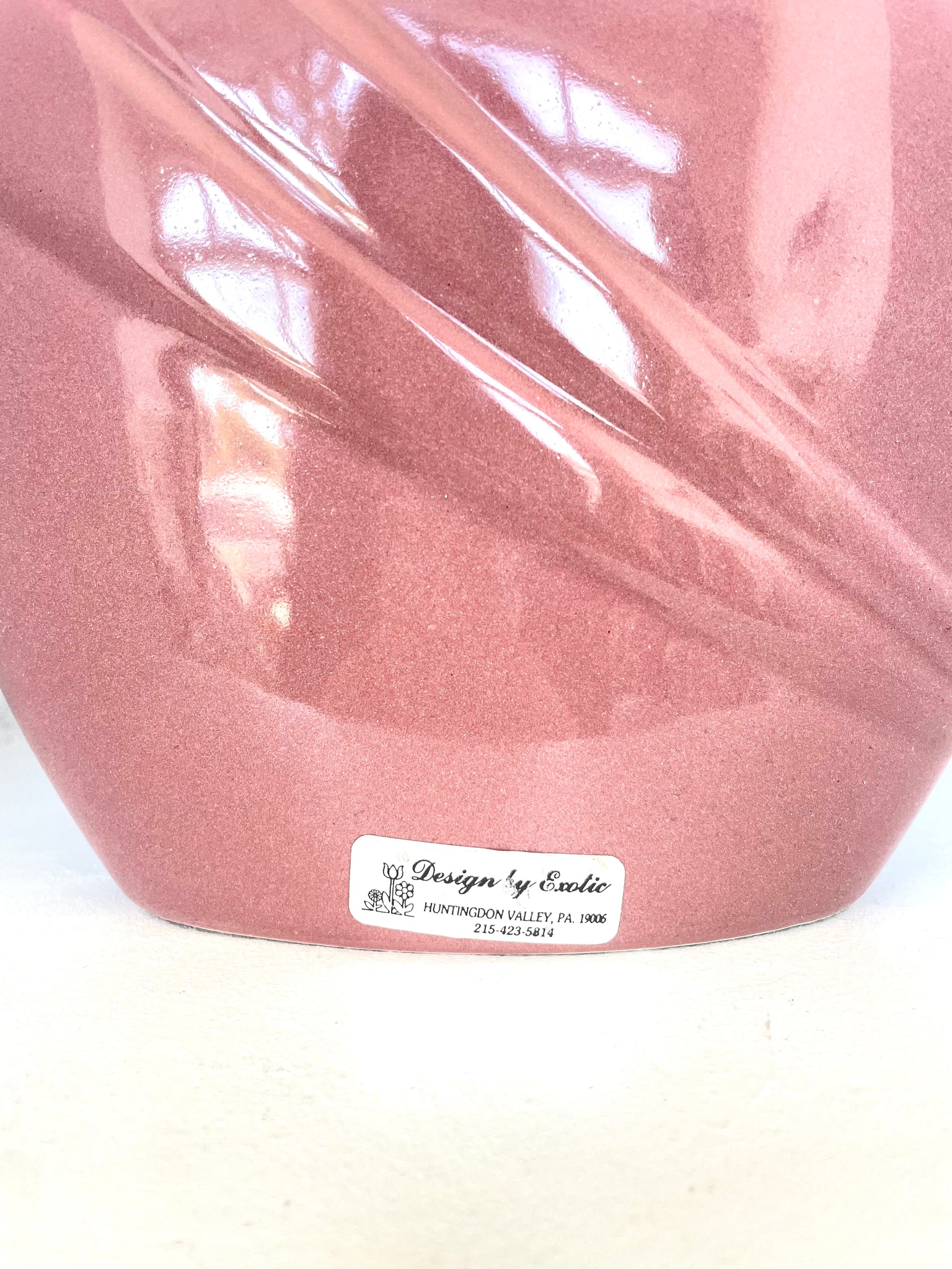 PINK DECO VASE