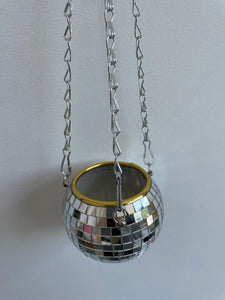 HANGING DISCO BALL PLANTER (MINI)