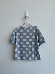 POLKA DOT PARADE TEE - BLUE