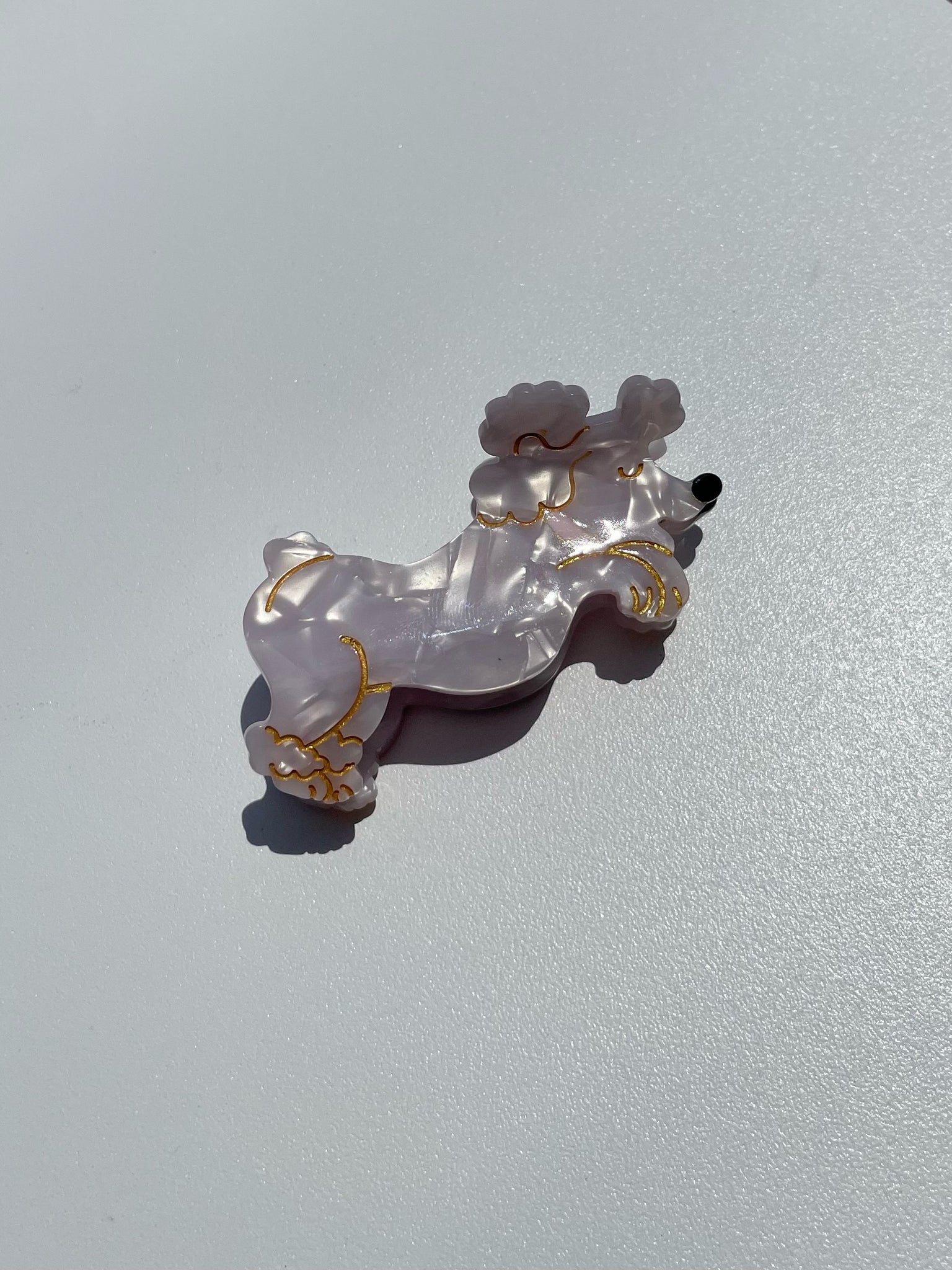 HAPPY POODLE HAIR CLAW