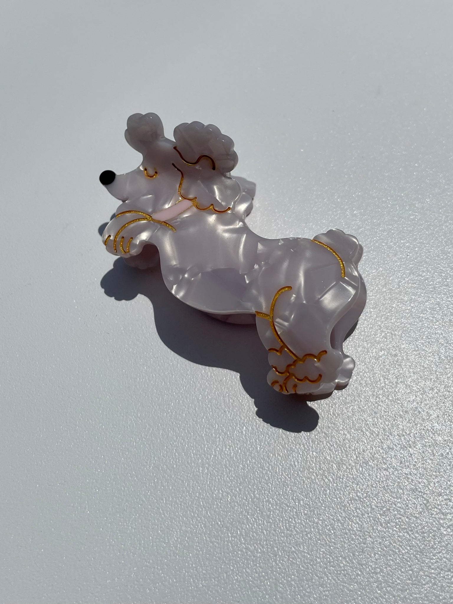 HAPPY POODLE HAIR CLAW