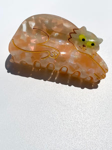 KITTY CAT HAIR CLAW - PINK