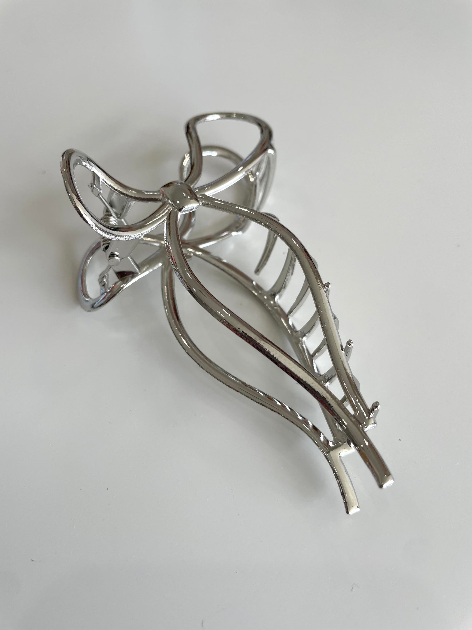 BIG BOW HAIR CLAW - METAL